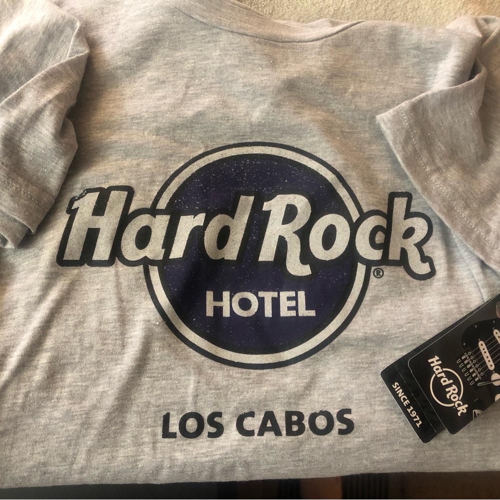 Hard Rock Cafe Light Gray Tee NWT